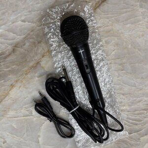 ION Universal Wired Karaoke Microphone 8.75" Mic Black DJ Audio New